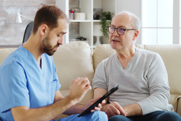 Carer uses Archangel to view citizen wellbeing and activity data